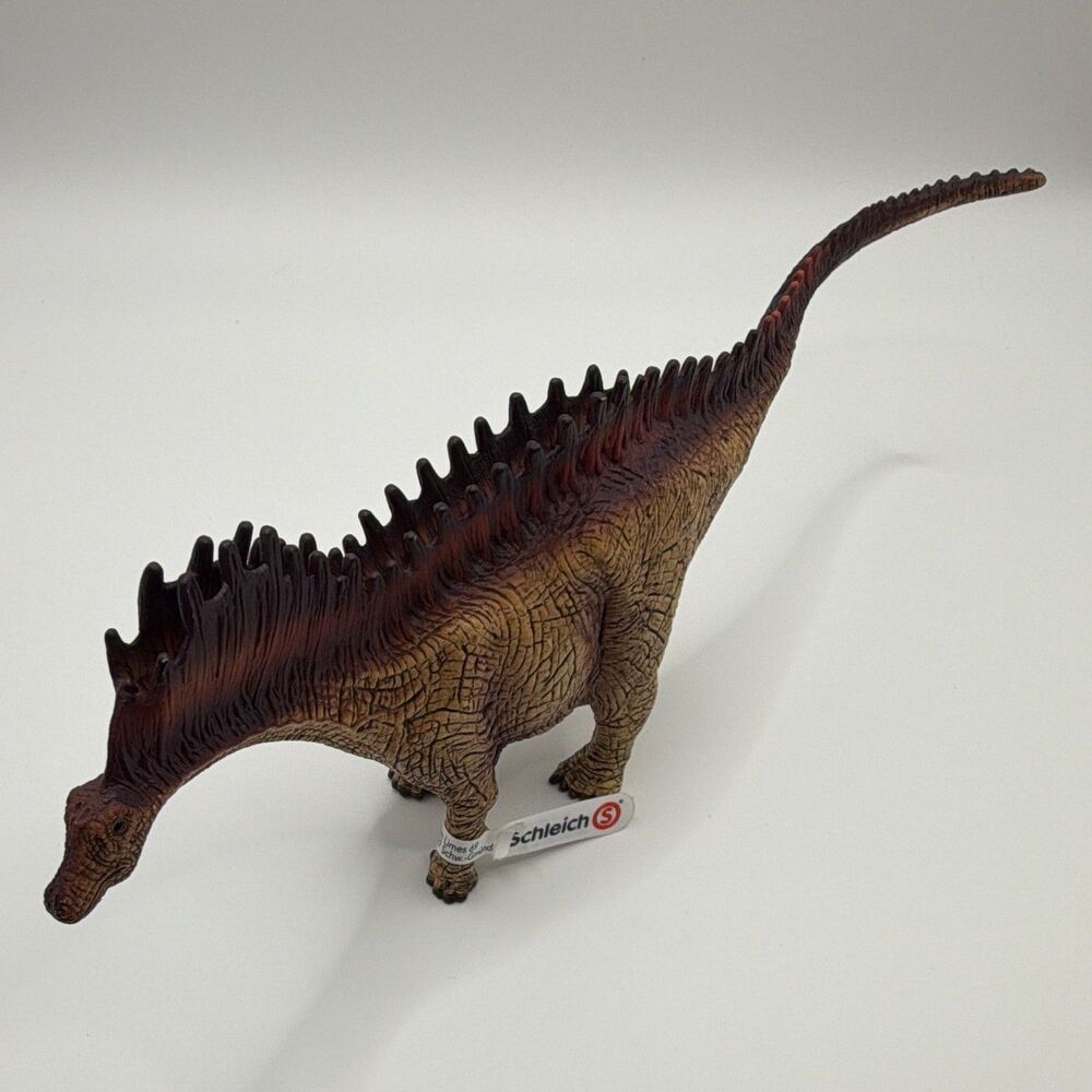 Schleich Brown Dinosaur Figure Toy with Back Spines w/ Tag